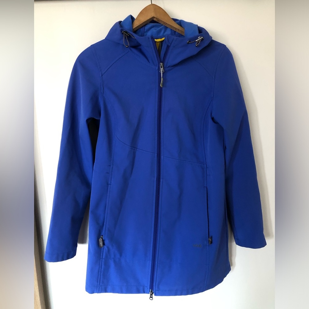 [M] Lole Blue Hooded Coat with Pockets